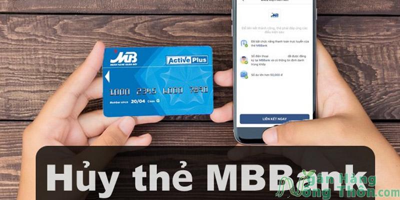 Huỷ thẻ MB Bank