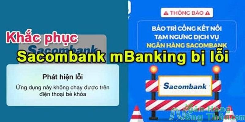 Sacombank bị lỗi dịch vụ