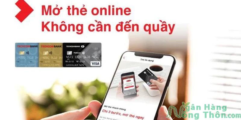 Mở thẻ tín dụng Techcombank online