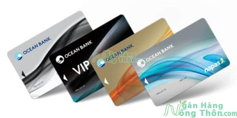 Các loại thẻ ATM Oceanbank