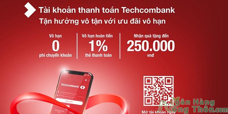 Mở tài khoản Techcombank
