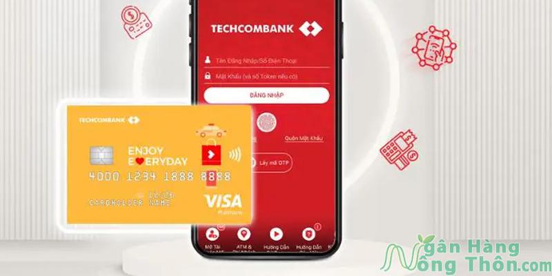 Mở thẻ tín dụng Techcombank trên app hạn mức 20 70 triệu