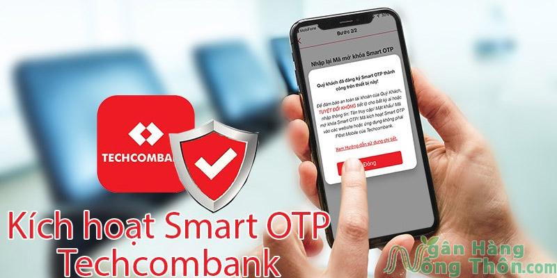 Nhập mã mở khóa Smart OTP trên điện thoại