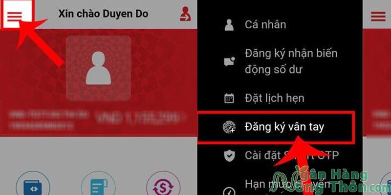 Đăng ký dấu vân tay