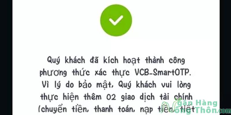 Kích hoạt thành công