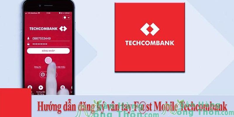 Cài đặt vân tay Techcombank Mobile