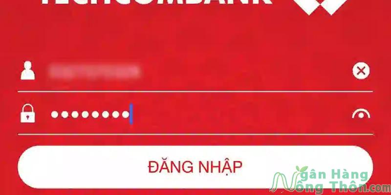 Cách đăng nhập Techcombank trên app điện thoại mới khác 2024