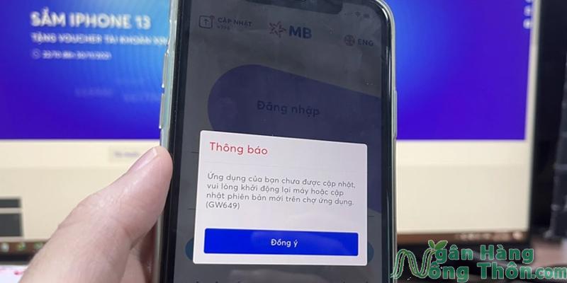 App MB bị lỗi hôm nay không vào được 2024 Bảo trì đến mấy giờ?