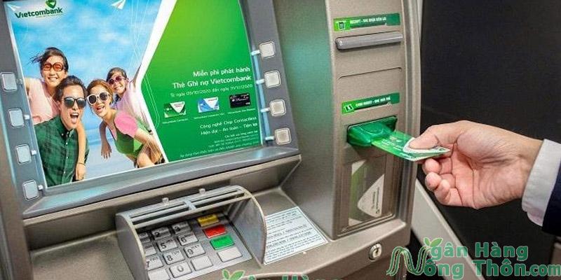 Các bước rút tiền tại cây ATM