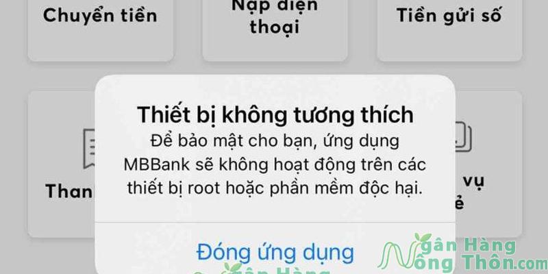 lỗi thiết bị không tương ứng Root