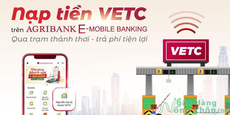 Nạp tiền VETC qua Agribank e-mobile banking thất bại