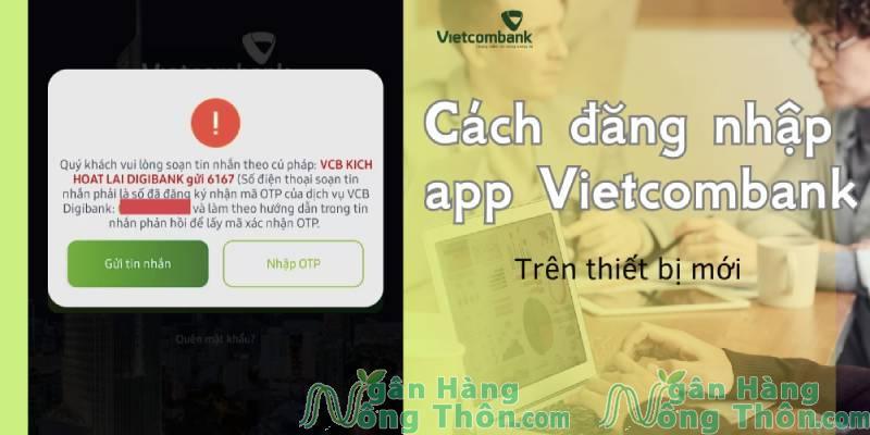 Đăng nhập app Vietcombank