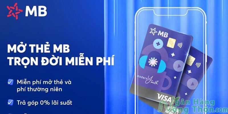 Thẻ tín dụng MB Visa Modern Youth