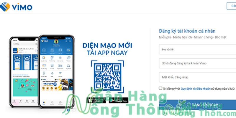 Các bước đăng ký sử dụng ví điện tử Vimo