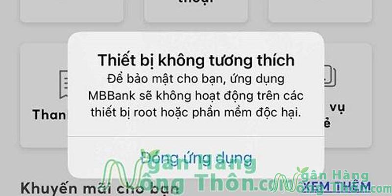 Thiết bị không phù hợp