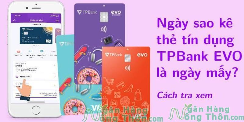 Sao kê thẻ tín dụng TPBank EVO