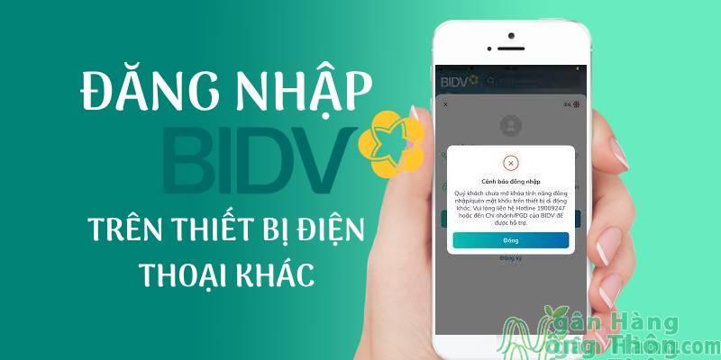 Đăng nhập BIDV trên thiết bị mới
