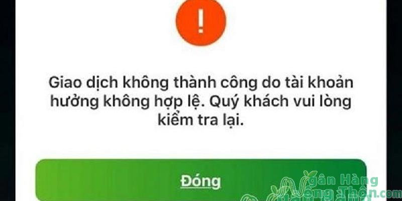 Chuyển tiền VCB không được