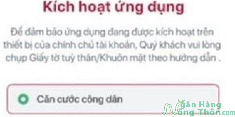 Xác nhận CCCD