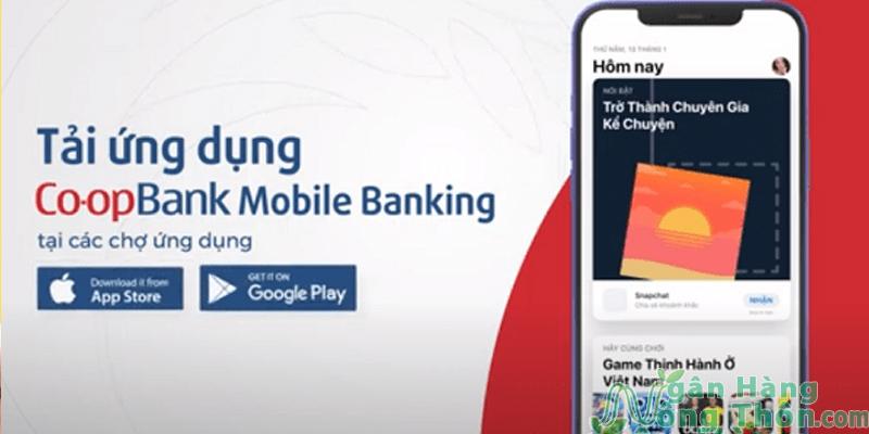 Các bước mở tài khoản Coopbank mobile banking
