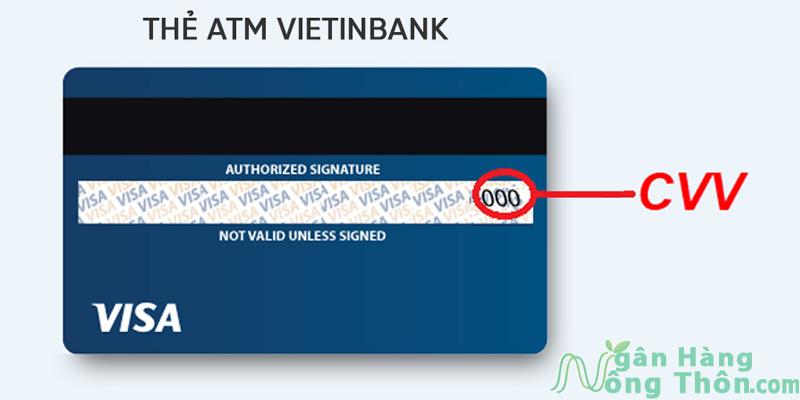 Mã CVV Vietinbank