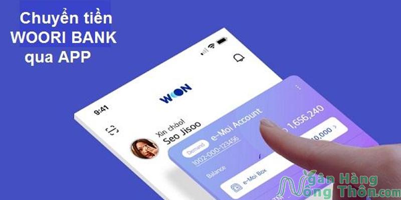 Các bước chuyển tiền Woori Bank