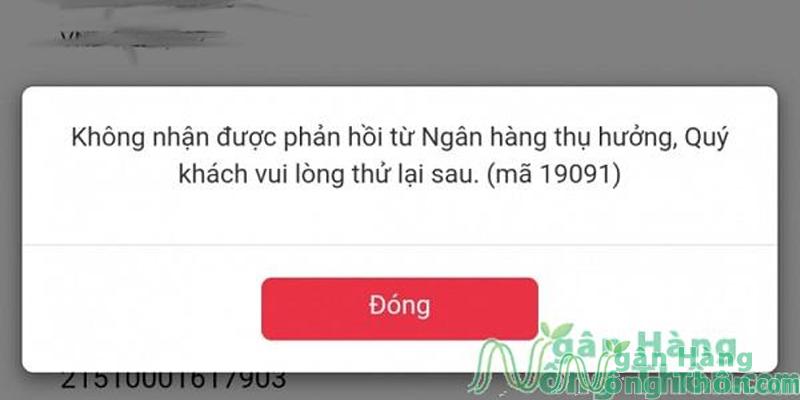 Nhập sai thông tin người dùng