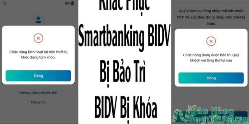 Hệ thống BIDV SmartBanking bảo trì