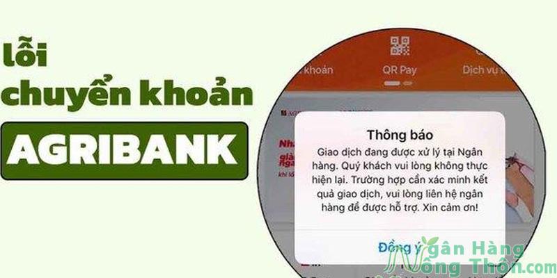 Agribank bị lỗi không chuyển được tiền, nhận tiền chậm