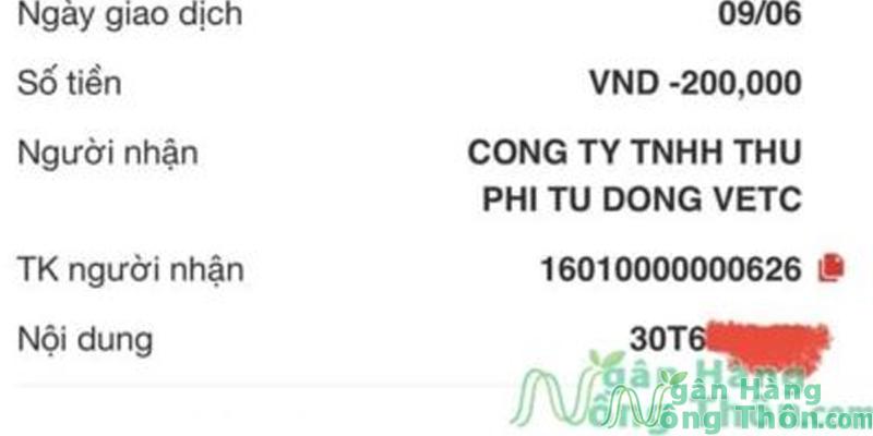 Nạp nhầm tiền VETC không nhận được tiền có rút lấy lại được không?