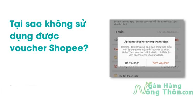 Tại sao không áp dụng được mã giảm giá Shopee trên máy tính?