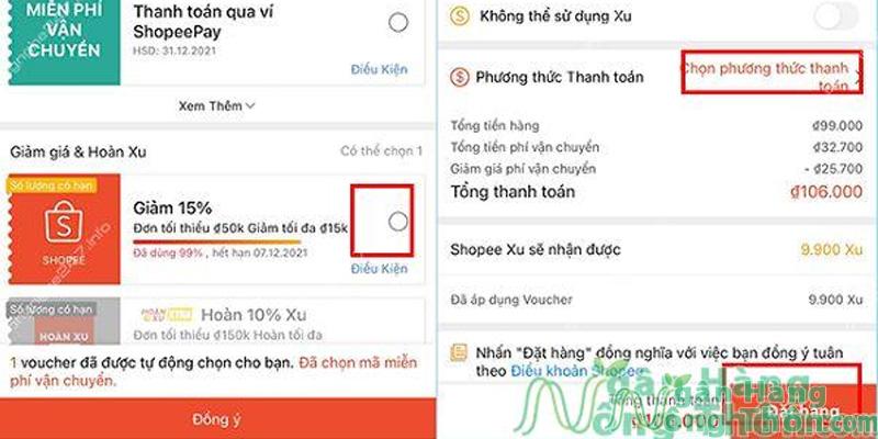 Cách áp dụng mã giảm giá Shopee trên điện thoại