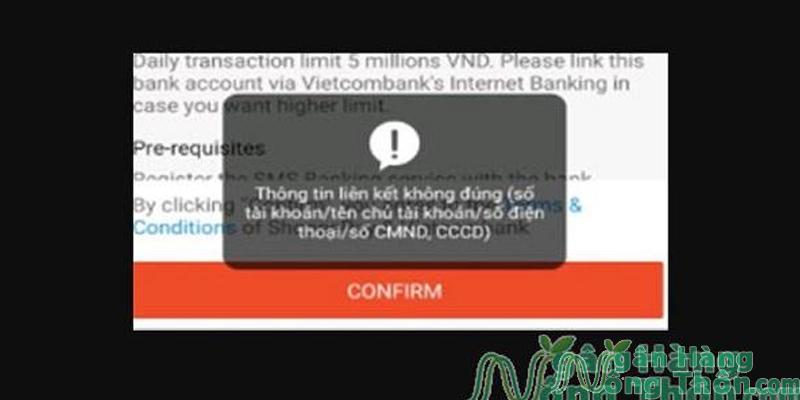 Số CMND/CCCD không trùng khớp