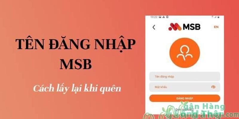 Tên đăng nhập MSB