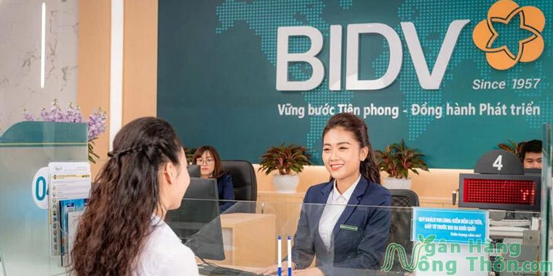 Nạp tiền vào Cashin BIDV tại quầy giao dịch