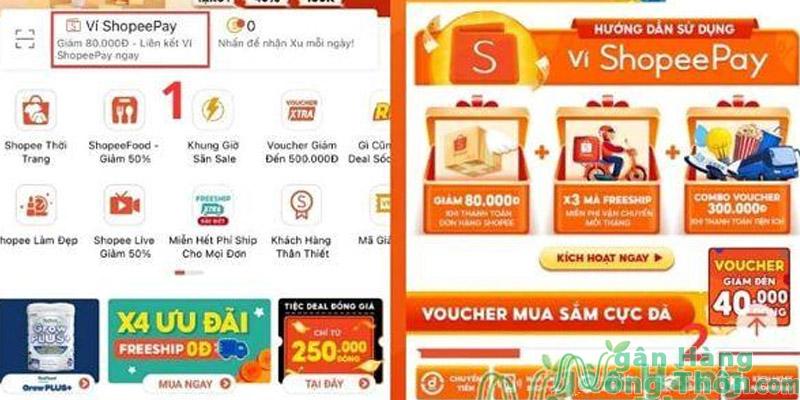 Đang đợi ShopeePay xác minh tài khoản > Chọn Ví ShopeePay