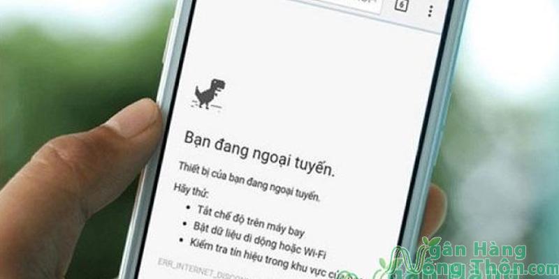 Sự cố Internet trên thiết bị