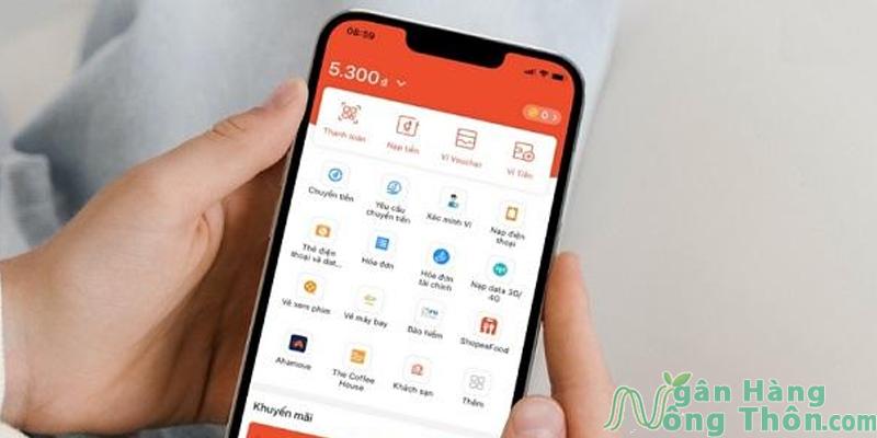 Cách liên kết ví ShopeePay với Sacombank > Chọn mục Tôi