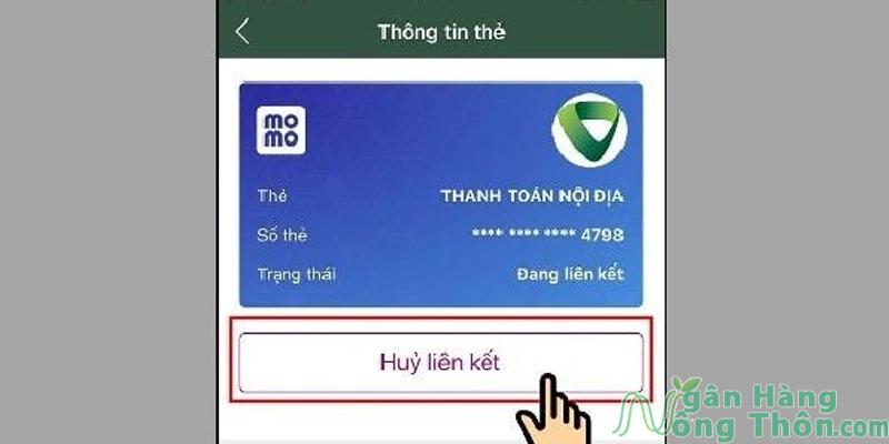 Bấm vào mục Hủy liên kết