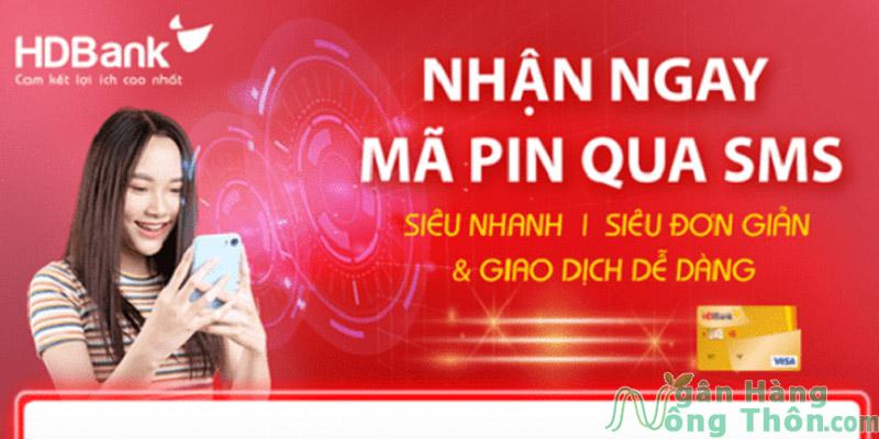 Nhập sai mã PIN thẻ ATM HDBank