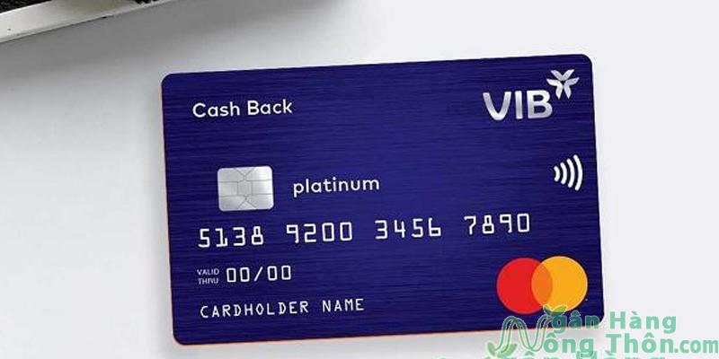 Thẻ tín dụng VIB Platinum Cash Back