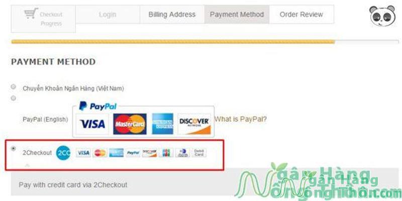 Tích hợp kênh thanh toán trực tuyến vào website từ cổng 2Checkout