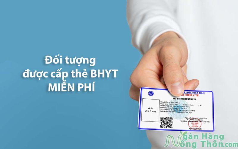 Đối tượng cấp thẻ BHYT miễn phí