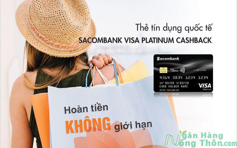 Thẻ tín dụng Cashback ngân hàng Sacombank