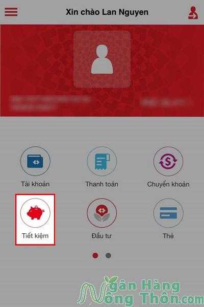 Gửi tiết kiệm online Techcombank qua App