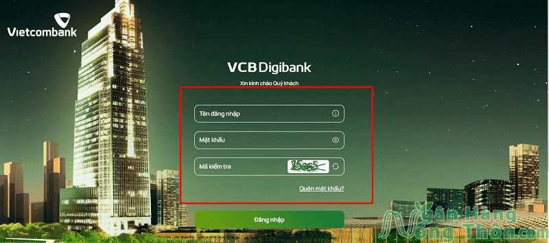 hướng dẫn gửi tiết kiệm online vietcombank phiên bản website