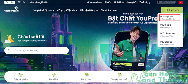 hướng dẫn gửi tiết kiệm online vietcombank phiên bản website