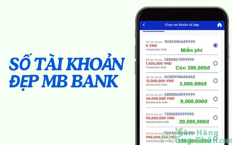 số tài khoản đẹp mb