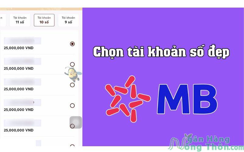 Tại sao chọn số tài khoản đẹp MB