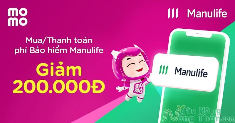 Thanh toán Manulife qua ví MoMo